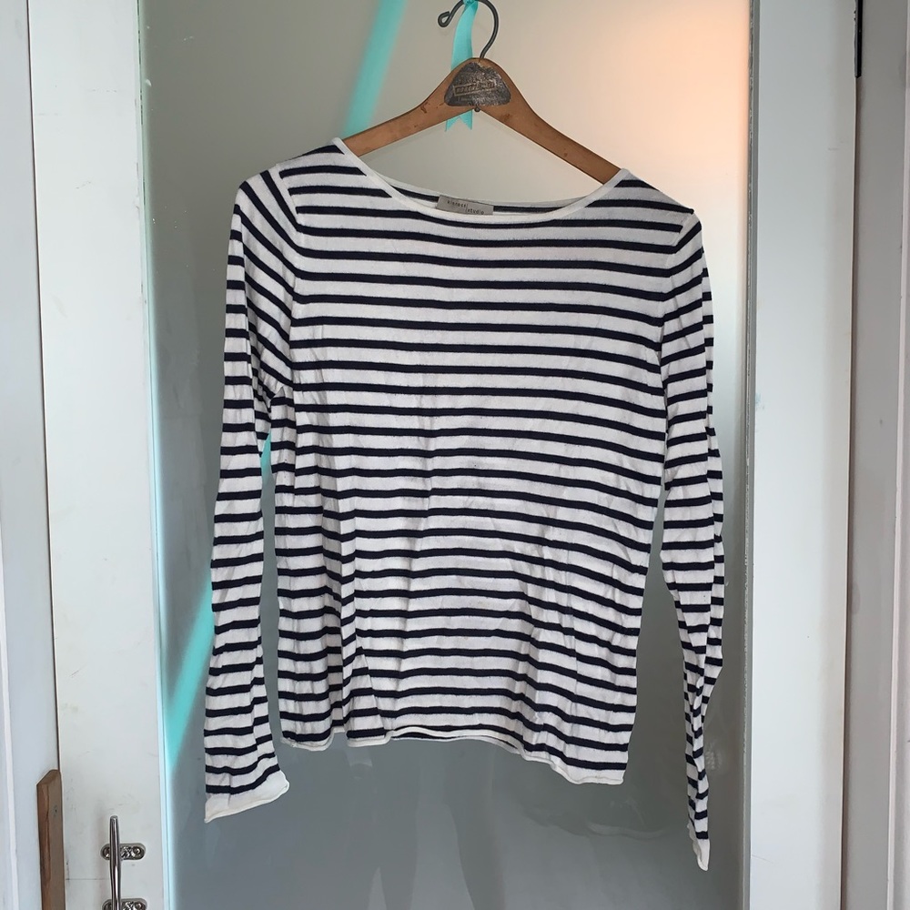 Striped light weight sweater